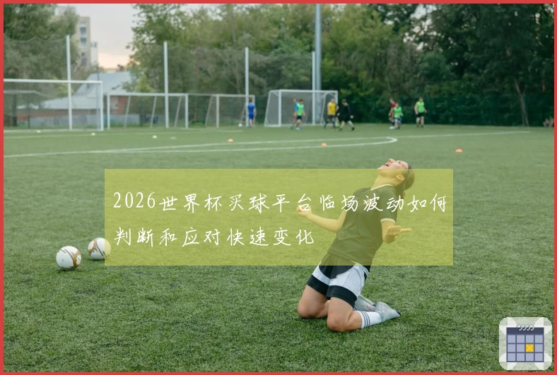 2026世界杯买球平台临场波动如何判断和应对快速变化
